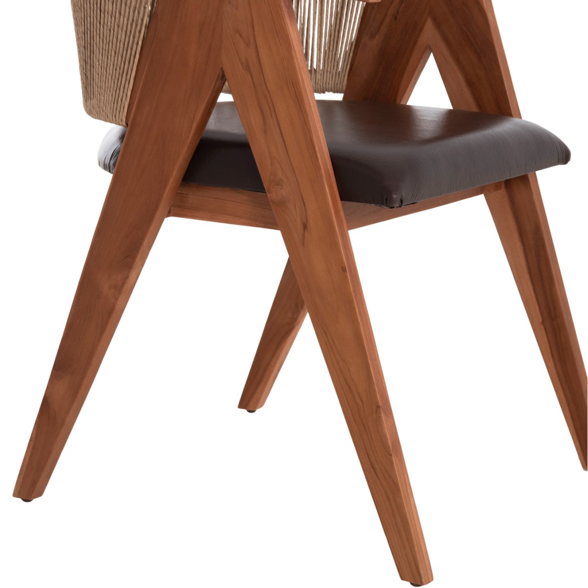 ΠΟΛΥΘΡΟΝΑ ΤΡΑΠΕΖΑΡΙΑΣ BRANN HM18238.11 ΞΥΛΟ ΤΕΑΚ-ΚΑΦΕ PU-ΣΧΟΙΝΙ 60x67x76Υεκ.