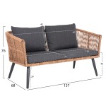 ΣΑΛΟΝΙ ΕΞ.ΧΩΡΟΥ 4ΤΜΧ FREJA HM6057.03 ΑΛΟΥΜ.ΑΝΘΡΑΚΙ-PE RATTAN ΜΠΕΖ-ΑΝΘΡΑΚΙ ΜΑΞΙΛΑΡΙΑ ΣΑΛΟΝΙ ΕΞ.ΧΩΡΟΥ 4ΤΜΧ FREJA HM6057.03 ΑΛΟΥΜ.ΑΝΘΡΑΚΙ-PE RATTAN ΜΠΕΖ-ΑΝΘΡΑΚΙ ΜΑΞΙΛΑΡΙΑ
