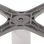 ΒΑΣΗ ΤΡΑΠΕΖΙΟΥ ΑΛΟΥΜΙΝΙΟΥ ΛΕΥΚΟ ΜΑΤ HM475.02 ΣΤΑΥΡΟΣ 46Χ46εκ 46Χ46Χ72Υεκ.