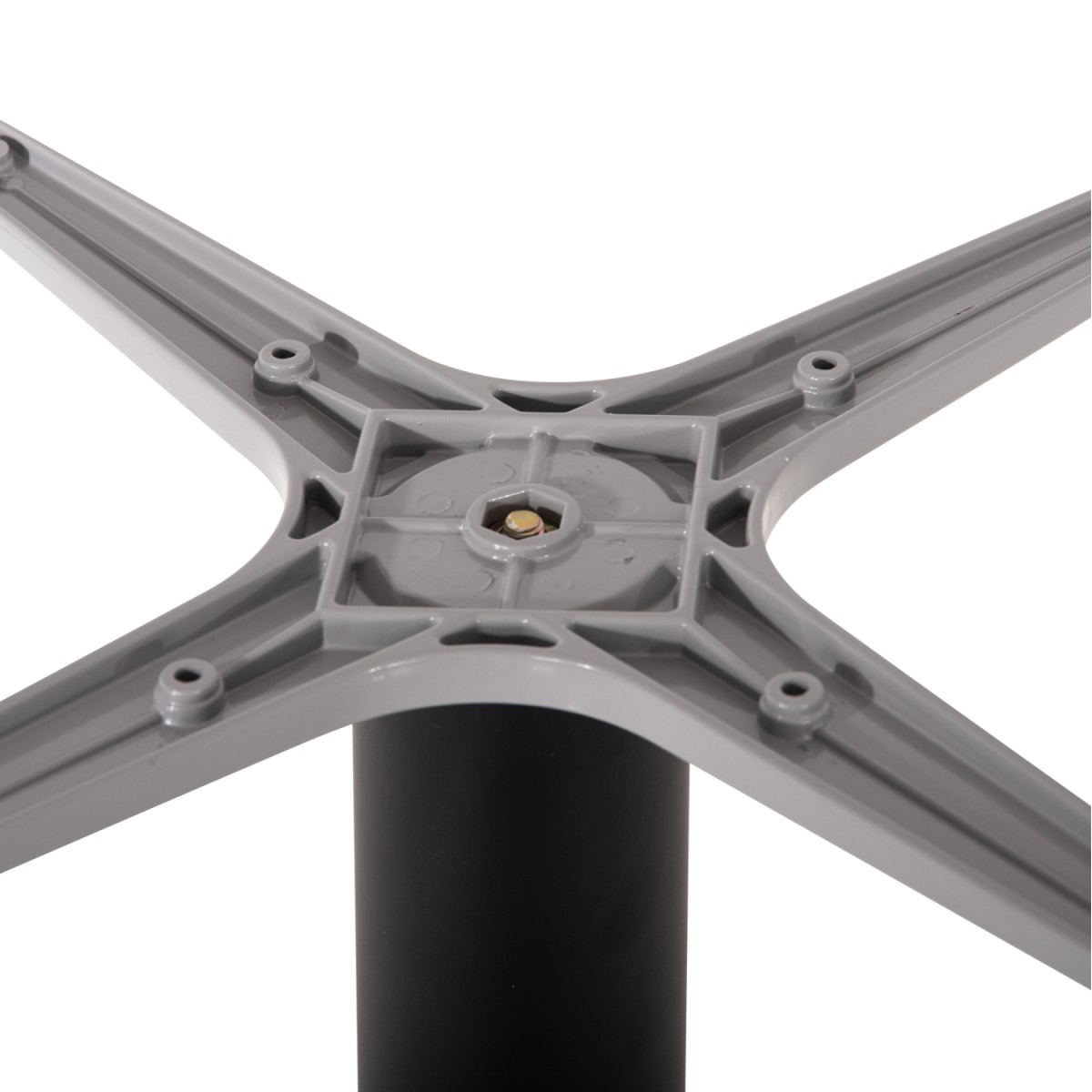 ΒΑΣΗ ΤΡΑΠΕΖΙΟΥ ΑΛΟΥΜΙΝΙΟΥ ΓΚΡΙ HM475.20 ΣΤΑΥΡΟΣ 46Χ46εκ 46Χ46Χ72Υεκ.