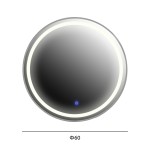 ΚΑΘΡΕΠΤΗΣ ΤΟΙΧΟΥ ΣΤΡΟΓΓΥΛΟΣ HM9580.40 ΑΛΟΥΜΙΝΙΟ ΣΕ ΓΚΡΙ-ΦΩΤΙΣΜΟΣ LED Φ60x3εκ. ΚΑΘΡΕΠΤΗΣ ΤΟΙΧΟΥ ΣΤΡΟΓΓΥΛΟΣ HM9580.40 ΑΛΟΥΜΙΝΙΟ ΣΕ ΓΚΡΙ-ΦΩΤΙΣΜΟΣ LED Φ60x3εκ.