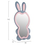 ΠΑΙΔΙΚΟΣ ΚΑΘΡΕΦΤΗΣ ΔΑΠΕΔΟΥ BUNNY HM4489.02 MDF ΡΟΖ & ΜΠΛΕ-ΜΑΥΡΟ STAND 80x162Υεκ. ΠΑΙΔΙΚΟΣ ΚΑΘΡΕΦΤΗΣ ΔΑΠΕΔΟΥ BUNNY HM4489.02 MDF ΡΟΖ & ΜΠΛΕ-ΜΑΥΡΟ STAND 80x162Υεκ.