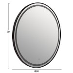 ΚΑΘΡΕΠΤΗΣ ΤΟΙΧΟΥ ΣΤΡΟΓΓΥΛΟΣ ROUNDER HM4503.01 ΑΛΟΥΜΙΝΙΟ ΣΕ ΜΑΥΡΟ-ΦΩΤΙΣΜΟΣ LED Φ80εκ. ΚΑΘΡΕΠΤΗΣ ΤΟΙΧΟΥ ΣΤΡΟΓΓΥΛΟΣ ROUNDER HM4503.01 ΑΛΟΥΜΙΝΙΟ ΣΕ ΜΑΥΡΟ-ΦΩΤΙΣΜΟΣ LED Φ80εκ.
