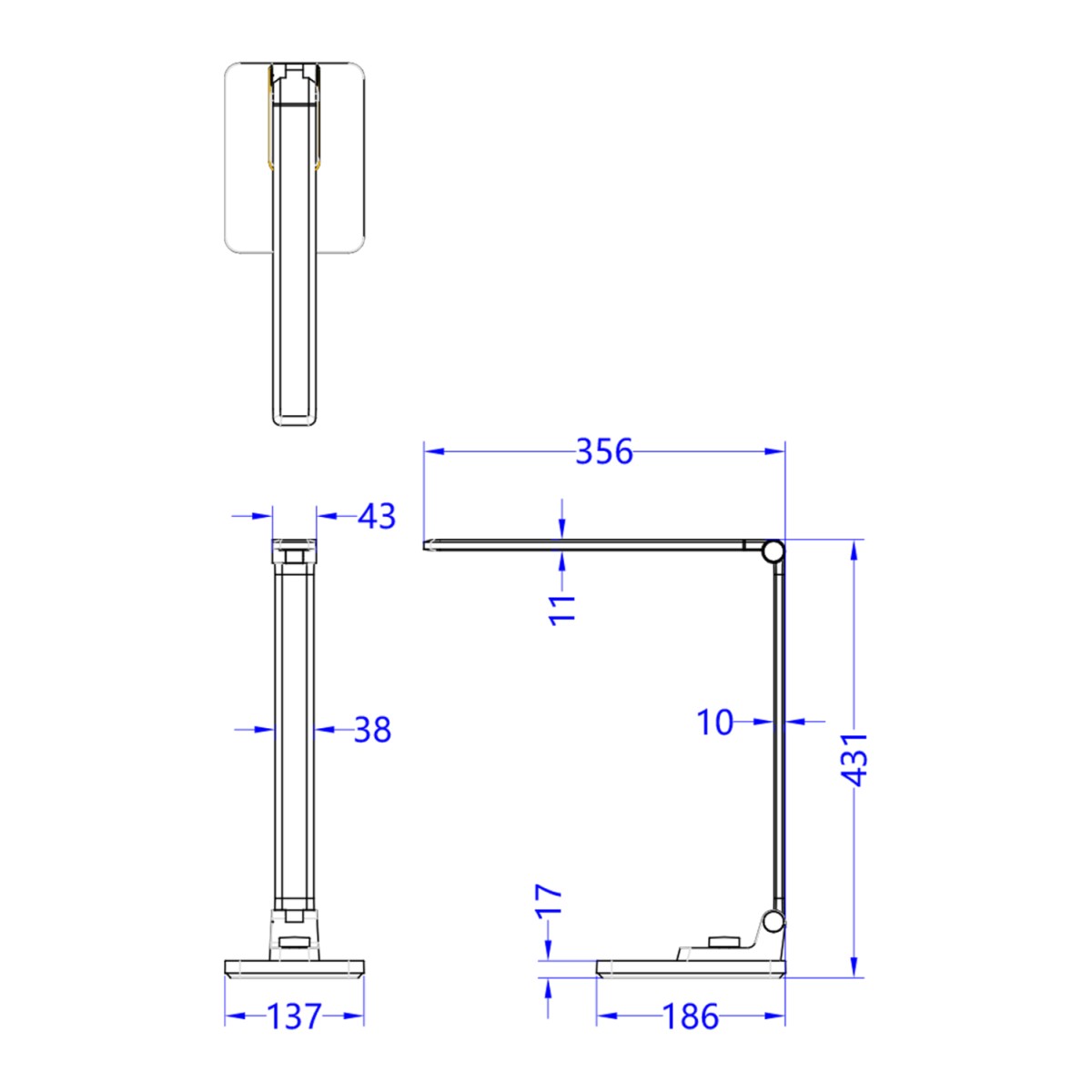 ΦΩΤΙΣΤΙΚΟ ΓΡΑΦΕΙΟΥ LED BLAIN PRO HM4458.08 ΑΣΗΜΙ ΒΑΣΗ ABS-ΑΣΗΜΙ ΜΠΡΑΤΣΑ ΑΛΟΥΜΙΝΙΟΥ 35,6x43,1Υεκ ΦΩΤΙΣΤΙΚΟ ΓΡΑΦΕΙΟΥ LED BLAIN PRO HM4458.08 ΑΣΗΜΙ ΒΑΣΗ ABS-ΑΣΗΜΙ ΜΠΡΑΤΣΑ ΑΛΟΥΜΙΝΙΟΥ 35,6x43,1Υεκ