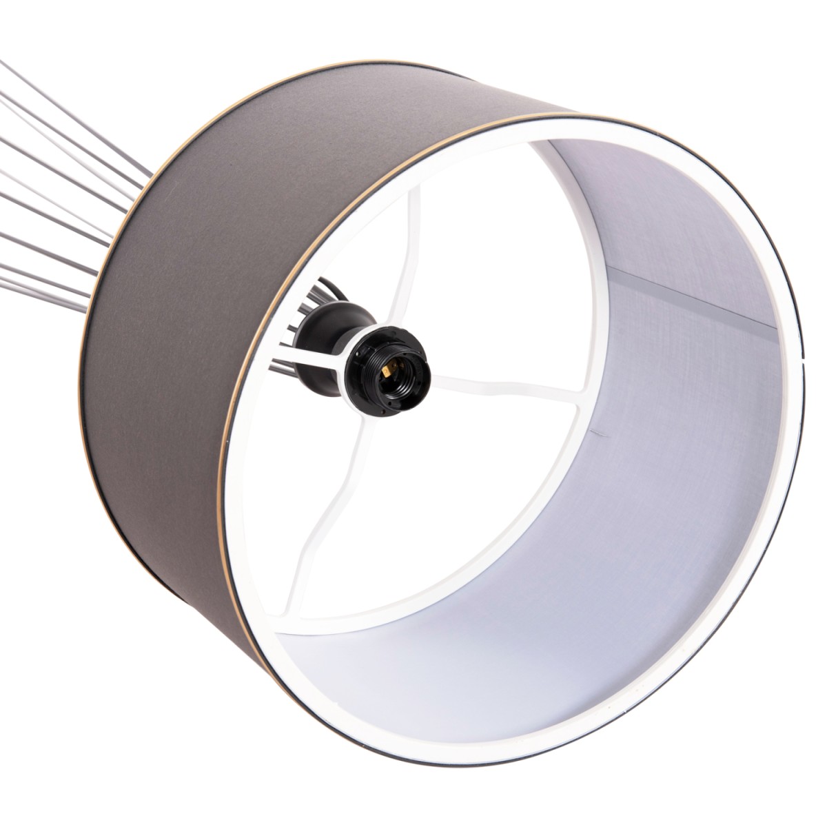 ΦΩΤΙΣΤΙΚΟ ΔΑΠΕΔΟΥ ΜΕΤΑΛΛΙΚΟ ΓΚΡΙ HM7581.01 Φ38x144 εκ. ΦΩΤΙΣΤΙΚΟ ΔΑΠΕΔΟΥ ΜΕΤΑΛΛΙΚΟ ΓΚΡΙ HM7581.01 Φ38x144 εκ.