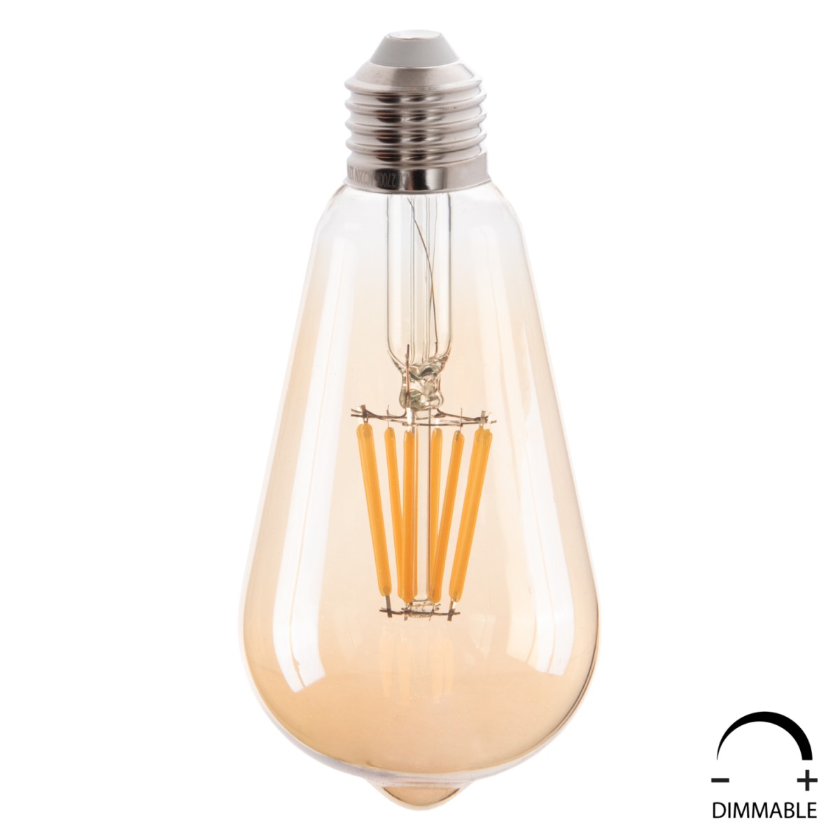 ΛΑΜΠΤΗΡΑΣ HM4188.02 LED FILAMENT 8W E27 DIMMABLE 3000K GOLD ΛΑΜΠΤΗΡΑΣ HM4188.02 LED FILAMENT 8W E27 DIMMABLE 3000K GOLD