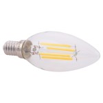 ΛΑΜΠΤΗΡΑΣ LED FILAMENT 4W E14 3000K ΔΙΑΦΑΝΟΣ DIMMABLE HM4048.01 ΛΑΜΠΤΗΡΑΣ LED FILAMENT 4W E14 3000K ΔΙΑΦΑΝΟΣ DIMMABLE HM4048.01