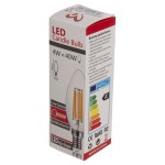 ΛΑΜΠΤΗΡΑΣ LED FILAMENT 4W E14 3000K ΧΡΥΣΟ DIMMABLE HM4048.02 ΛΑΜΠΤΗΡΑΣ LED FILAMENT 4W E14 3000K ΧΡΥΣΟ DIMMABLE HM4048.02