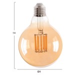 ΛΑΜΠΤΗΡΑΣ GLOBO LED FILAMENT 12W E27 3000K ΧΡΥΣΟ HM4049.02 ΛΑΜΠΤΗΡΑΣ GLOBO LED FILAMENT 12W E27 3000K ΧΡΥΣΟ HM4049.02