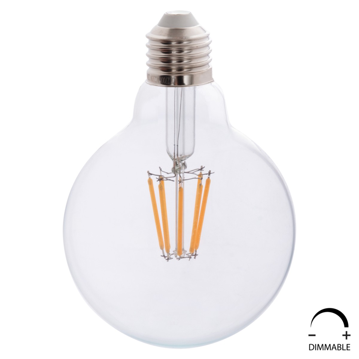 ΛΑΜΠΤΗΡΑΣ GLOBO LED FILAMENT 8W E27 3000K ΔΙΑΦΑΝΟΣ DIMMABLE HM4050.01 ΛΑΜΠΤΗΡΑΣ GLOBO LED FILAMENT 8W E27 3000K ΔΙΑΦΑΝΟΣ DIMMABLE HM4050.01