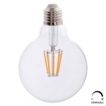 ΛΑΜΠΤΗΡΑΣ GLOBO LED FILAMENT 8W E27 3000K ΔΙΑΦΑΝΟΣ DIMMABLE HM4050.01 ΛΑΜΠΤΗΡΑΣ GLOBO LED FILAMENT 8W E27 3000K ΔΙΑΦΑΝΟΣ DIMMABLE HM4050.01
