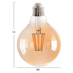 ΛΑΜΠΤΗΡΑΣ GLOBO LED FILAMENT 8W E27 2700K ΧΡΥΣΟ DIMMABLE HM4050.02 ΛΑΜΠΤΗΡΑΣ GLOBO LED FILAMENT 8W E27 2700K ΧΡΥΣΟ DIMMABLE HM4050.02