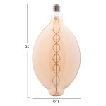 ΛΑΜΠΤΗΡΑΣ LED FILAMENT 8W E27 3000K TEA COLOR DIMMABLE HM4051.02 ΛΑΜΠΤΗΡΑΣ LED FILAMENT 8W E27 3000K TEA COLOR DIMMABLE HM4051.02