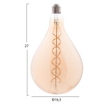 ΛΑΜΠΤΗΡΑΣ LED FILAMENT 8W E27 3000K TEA COLOR DIMMABLE HM4052.02 ΛΑΜΠΤΗΡΑΣ LED FILAMENT 8W E27 3000K TEA COLOR DIMMABLE HM4052.02