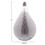 ΛΑΜΠΤΗΡΑΣ LED FILAMENT 8W E27 3000K SMOKE COLOR DIMMABLE HM4052.03 ΛΑΜΠΤΗΡΑΣ LED FILAMENT 8W E27 3000K SMOKE COLOR DIMMABLE HM4052.03