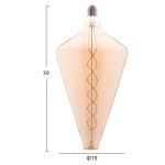 ΛΑΜΠΤΗΡΑΣ LED FILAMENT 8W E27 3000K GOLD COLOR DIMMABLE HM4054.02 ΛΑΜΠΤΗΡΑΣ LED FILAMENT 8W E27 3000K GOLD COLOR DIMMABLE HM4054.02