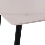 ΣΕΤ ΤΡΑΠΕΖΑΡΙΑΣ 5ΤΜΧ RAVEN HM21266.01 ΚΕΡΑΜΙΚΟ TOP ΛΕΥΚΟ ΜΑΡΜΑΡΟ--ΚΡΕΜ PU