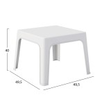 ΣΕΤ LOUNGE 3ΤΜΧ SLEEK HM21274.01 ΛΕΥΚΟ ΠΟΛΥΠΡΟΠΥΛΕΝΙΟ