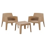 ΣΕΤ LOUNGE 3ΤΜΧ SLEEK HM21274.03 ΚΑΠΟΥΤΣΙΝΟ ΠΟΛΥΠΡΟΠΥΛΕΝΙΟ