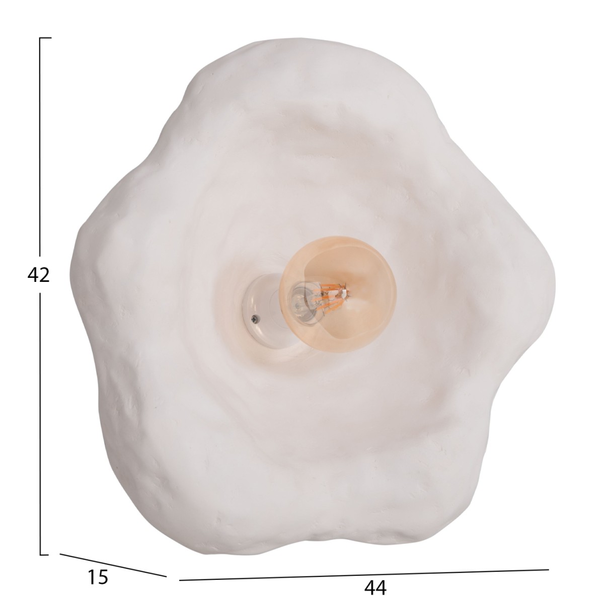 ΣΕΤ 3TMX ΕΠΙΤΟΙΧΙA ΦΩΤΙΣΤΙΚA LUXON HM10725.01 FIBER CEMENT ΣΕ ΛΕΥΚΟ [S-M-L]