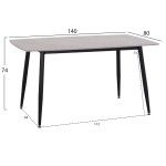 ΣΕΤ ΤΡΑΠΕΖΑΡΙΑΣ 5ΤΜΧ RAVEN HM10743 ΚΕΡΑΜΙΚΟ TOP ΓΚΡΙ ΜΑΡΜΑΡΟ--ΓΚΡΙ ΥΦΑΣΜΑ