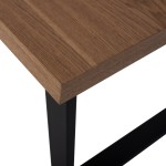 ΣΕΤ ΤΡΑΠΕΖΑΡΙΑΣ 7ΤΜΧ MANIDO HM10949.03 MDF TOP--ΥΦΑΣΜΑ TAUPE & ΜΕΤΑΛΛΟ ΜΑΥΡΟ