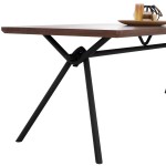 ΣΕΤ ΤΡΑΠΕΖΑΡΙΑΣ 7ΤΜΧ MANDY HM10957.03 MDF TOP--ΥΦΑΣΜΑ TAUPE & ΜΕΤΑΛ.ΠΟΔΙΑ