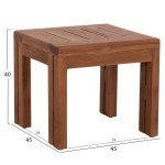 LOUNGE ΣΕΤ KIOTO HM10960 ΤΡΑΠΕΖΑΚΙ & 2 ΠΟΛΥΘΡΟΝΕΣ--ΞΥΛΟ TEAK--ΜΠΕΖ ΜΑΞΙΛΑΡΙΑ