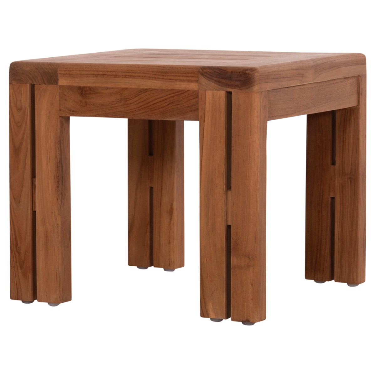 LOUNGE ΣΕΤ KIOTO HM10960 ΤΡΑΠΕΖΑΚΙ & 2 ΠΟΛΥΘΡΟΝΕΣ--ΞΥΛΟ TEAK--ΜΠΕΖ ΜΑΞΙΛΑΡΙΑ