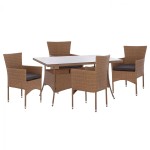 ΣΕΤ ΤΡΑΠΕΖΑΡΙΑΣ 5ΤΜΧ ΤΡΑΠ. 150Χ90 & ΠΟΛΥΘΡΟΝΕΣ WICKER RATTAN ΜΠΕΖ ΚΑΦΕ HM11714.02 ΣΕΤ ΤΡΑΠΕΖΑΡΙΑΣ 5ΤΜΧ ΤΡΑΠ. 150Χ90 & ΠΟΛΥΘΡΟΝΕΣ WICKER RATTAN ΜΠΕΖ ΚΑΦΕ HM11714.02