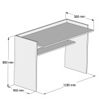 ΣΕΤ ΓΡΑΦΕΙΟΥ 2ΤΜΧ HM11775.11 ΛΕΥΚH ΜΕΛΑΜΙΝΗ ΣΕΤ ΓΡΑΦΕΙΟΥ 2ΤΜΧ HM11775.11 ΛΕΥΚH ΜΕΛΑΜΙΝΗ