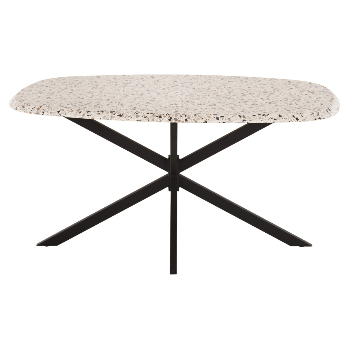ΤΡΑΠΕΖΙ ΟΒΑΛ RODDEN HM11903.03 ΜΕ WERZALIT TERRAZZO-ΜΑΥΡΗ ΧΙΑΣΤΙ ΒΑΣΗ 146x94x75Υεκ ΤΡΑΠΕΖΙ ΟΒΑΛ RODDEN HM11903.03 ΜΕ WERZALIT TERRAZZO-ΜΑΥΡΗ ΧΙΑΣΤΙ ΒΑΣΗ 146x94x75Υεκ