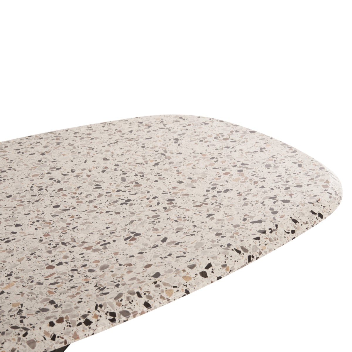 ΤΡΑΠΕΖΙ ΟΒΑΛ RODDEN HM11903.03 ΜΕ WERZALIT TERRAZZO-ΜΑΥΡΗ ΧΙΑΣΤΙ ΒΑΣΗ 146x94x75Υεκ ΤΡΑΠΕΖΙ ΟΒΑΛ RODDEN HM11903.03 ΜΕ WERZALIT TERRAZZO-ΜΑΥΡΗ ΧΙΑΣΤΙ ΒΑΣΗ 146x94x75Υεκ