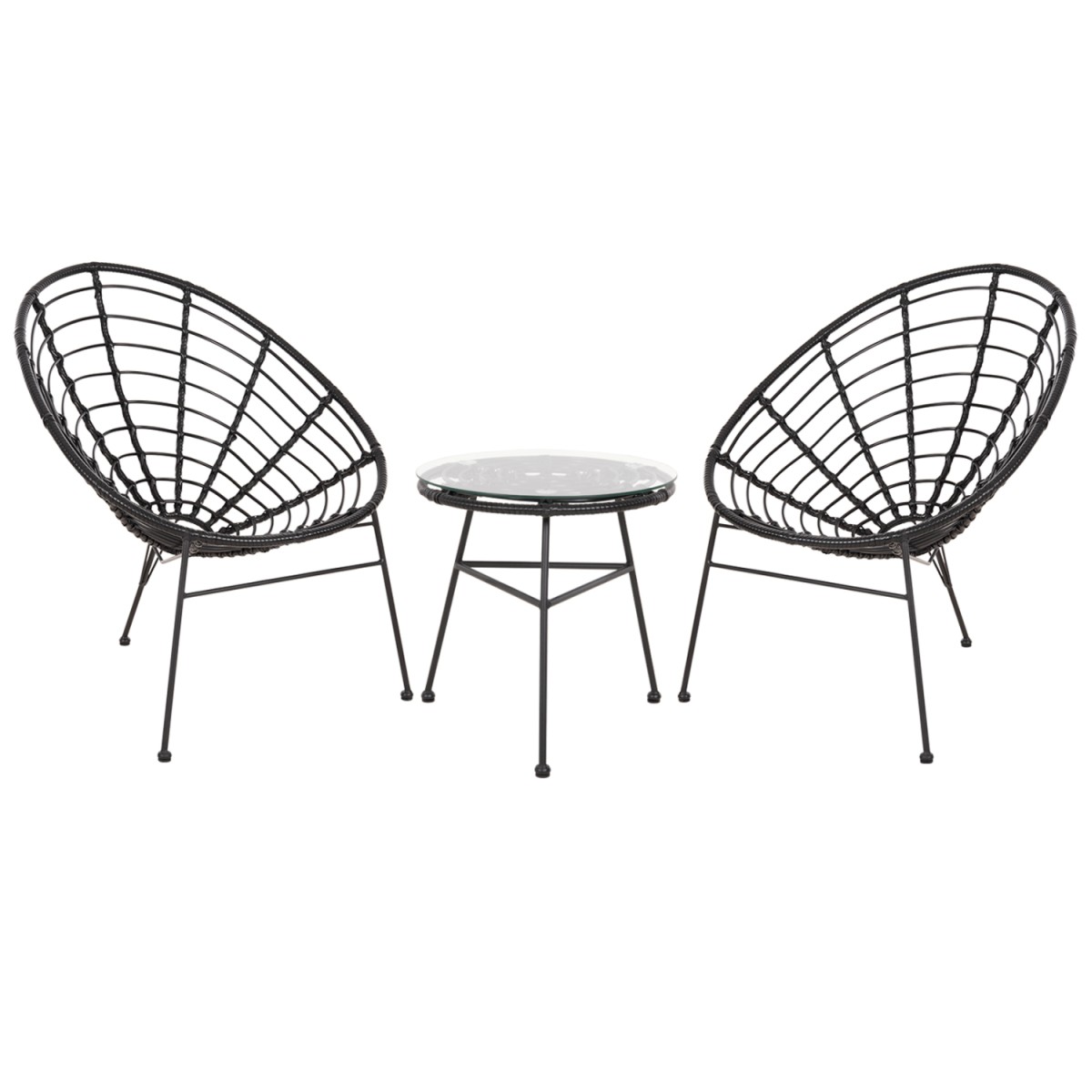 ΣΕΤ ΕΞΩΤΕΡΙΚΟΥ ΧΩΡΟΥ 3ΤΜΧ ALLEGRA HM21047.12 ΜΑΥΡΟ ΣΥΝΘ.RATTAN & ΜΕΤΑΛΛΟ ΣΕΤ ΕΞΩΤΕΡΙΚΟΥ ΧΩΡΟΥ 3ΤΜΧ ALLEGRA HM21047.12 ΜΑΥΡΟ ΣΥΝΘ.RATTAN & ΜΕΤΑΛΛΟ