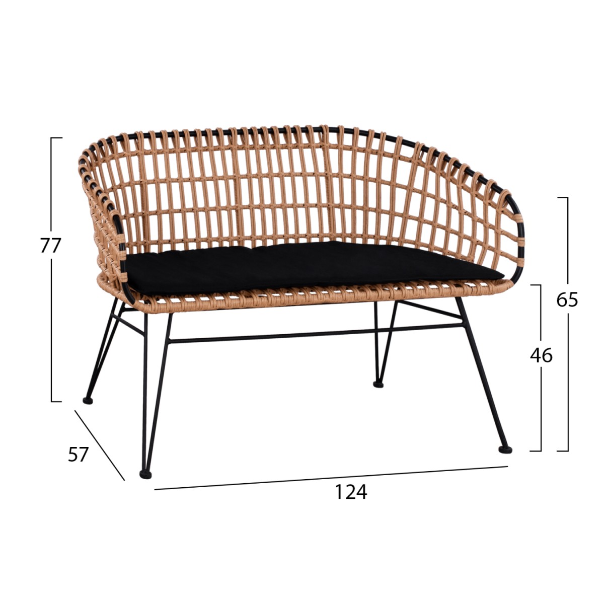 ΣΕΤ ΕΞΩΤ.ΧΩΡΟΥ 4ΤΜΧ ALLEGRA HM21051 ΣΥΝΘ.RATTAN ΜΠΕΖ-ΜΑΥΡΟ ΜΕΤΑΛΛΟ ΣΕΤ ΕΞΩΤ.ΧΩΡΟΥ 4ΤΜΧ ALLEGRA HM21051 ΣΥΝΘ.RATTAN ΜΠΕΖ-ΜΑΥΡΟ ΜΕΤΑΛΛΟ