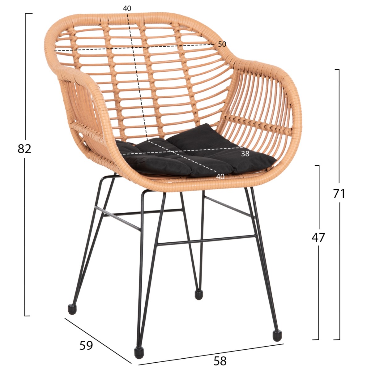 ΣΕΤ ΣΑΛΟΝΙ ΕΞΩΤΕΡΙΚΟΥ ΧΩΡΟΥ 4ΤΜΧ ALLEGRA HM21052 WICKER-ΜΕΤΑΛΛΟ ΣΕΤ ΣΑΛΟΝΙ ΕΞΩΤΕΡΙΚΟΥ ΧΩΡΟΥ 4ΤΜΧ ALLEGRA HM21052 WICKER-ΜΕΤΑΛΛΟ