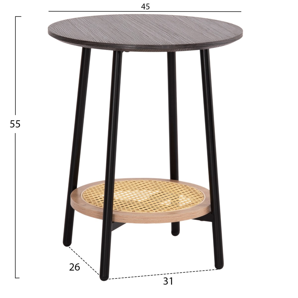 ΣΕΤ 2ΤΜΧ ΤΡΑΠΕΖΙΑ ΣΑΛΟΝΙΟΥ SEWELL HM21087 MDF-ΜΕΤΑΛΛΟ-ΣΥΝΘΕΤΙΚΟ RATTAN Φ80εκ & Φ45εκ ΣΕΤ 2ΤΜΧ ΤΡΑΠΕΖΙΑ ΣΑΛΟΝΙΟΥ SEWELL HM21087 MDF-ΜΕΤΑΛΛΟ-ΣΥΝΘΕΤΙΚΟ RATTAN Φ80εκ & Φ45εκ