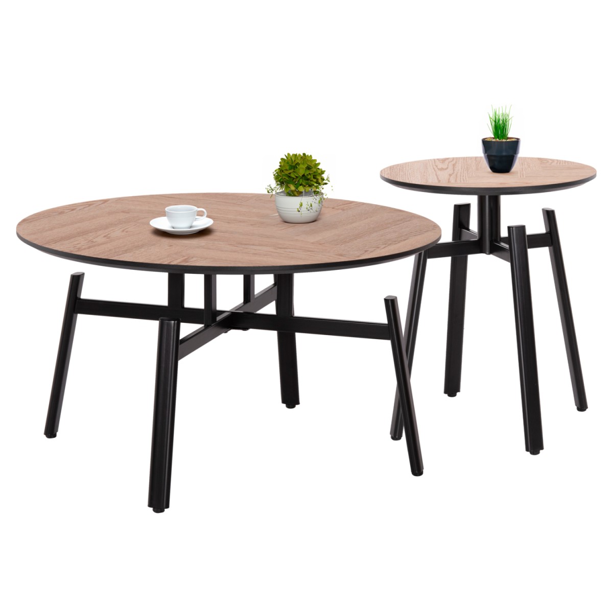 ΣΕΤ 2ΤΜΧ ΤΡΑΠΕΖΙΑ ΣΑΛΟΝΙΟΥ NORTON HM21088 MDF-ΜΕΤΑΛΛΟ Φ80εκ & Φ45εκ ΣΕΤ 2ΤΜΧ ΤΡΑΠΕΖΙΑ ΣΑΛΟΝΙΟΥ NORTON HM21088 MDF-ΜΕΤΑΛΛΟ Φ80εκ & Φ45εκ