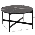 ΣΕΤ 2ΤΜΧ ΤΡΑΠΕΖΙΑ ΣΑΛΟΝΙΟΥ RONDA HM21089 MDF ΜΑΥΡΟ ΜΑΡΜΑΡΟ Φ80εκ & Φ50εκ ΣΕΤ 2ΤΜΧ ΤΡΑΠΕΖΙΑ ΣΑΛΟΝΙΟΥ RONDA HM21089 MDF ΜΑΥΡΟ ΜΑΡΜΑΡΟ Φ80εκ & Φ50εκ