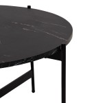 ΣΕΤ 2ΤΜΧ ΤΡΑΠΕΖΙΑ ΣΑΛΟΝΙΟΥ RONDA HM21089 MDF ΜΑΥΡΟ ΜΑΡΜΑΡΟ Φ80εκ & Φ50εκ ΣΕΤ 2ΤΜΧ ΤΡΑΠΕΖΙΑ ΣΑΛΟΝΙΟΥ RONDA HM21089 MDF ΜΑΥΡΟ ΜΑΡΜΑΡΟ Φ80εκ & Φ50εκ