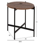 ΣΕΤ 2ΤΜΧ ΤΡΑΠΕΖΙΑ ΣΑΛΟΝΙΟΥ RONDA HM21089.03 MDF ΣΕ ΚΑΡΥΔΙ ΧΡΩΜΑ Φ80εκ & Φ50εκ ΣΕΤ 2ΤΜΧ ΤΡΑΠΕΖΙΑ ΣΑΛΟΝΙΟΥ RONDA HM21089.03 MDF ΣΕ ΚΑΡΥΔΙ ΧΡΩΜΑ Φ80εκ & Φ50εκ