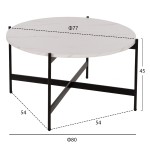 ΣΕΤ 2ΤΜΧ ΤΡΑΠΕΖΙΑ ΣΑΛΟΝΙΟΥ RONDA HM21089.04 MDF ΛΕΥΚΟ ΜΑΡΜΑΡΟ Φ80εκ & Φ50εκ ΣΕΤ 2ΤΜΧ ΤΡΑΠΕΖΙΑ ΣΑΛΟΝΙΟΥ RONDA HM21089.04 MDF ΛΕΥΚΟ ΜΑΡΜΑΡΟ Φ80εκ & Φ50εκ