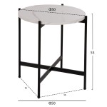 ΣΕΤ 2ΤΜΧ ΤΡΑΠΕΖΙΑ ΣΑΛΟΝΙΟΥ RONDA HM21089.04 MDF ΛΕΥΚΟ ΜΑΡΜΑΡΟ Φ80εκ & Φ50εκ ΣΕΤ 2ΤΜΧ ΤΡΑΠΕΖΙΑ ΣΑΛΟΝΙΟΥ RONDA HM21089.04 MDF ΛΕΥΚΟ ΜΑΡΜΑΡΟ Φ80εκ & Φ50εκ