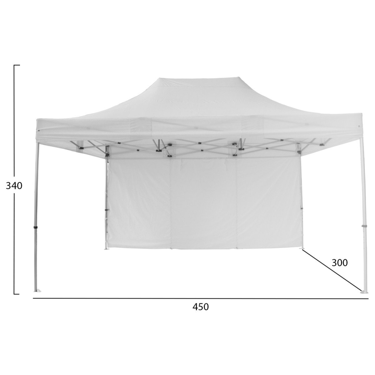 GAZEBO ΕΠΑΓΓΕΛΜΑΤΙΚΟ ΒΑΡΕΩΣ ΤΥΠΟΥ CRESSEN HM21098 ΠΤΥΣΣΟΜΕΝΟ ΑΛΟΥΜΙΝΙΟΥ 3x4,5x3,4Yμ GAZEBO ΕΠΑΓΓΕΛΜΑΤΙΚΟ ΒΑΡΕΩΣ ΤΥΠΟΥ CRESSEN HM21098 ΠΤΥΣΣΟΜΕΝΟ ΑΛΟΥΜΙΝΙΟΥ 3x4,5x3,4Yμ
