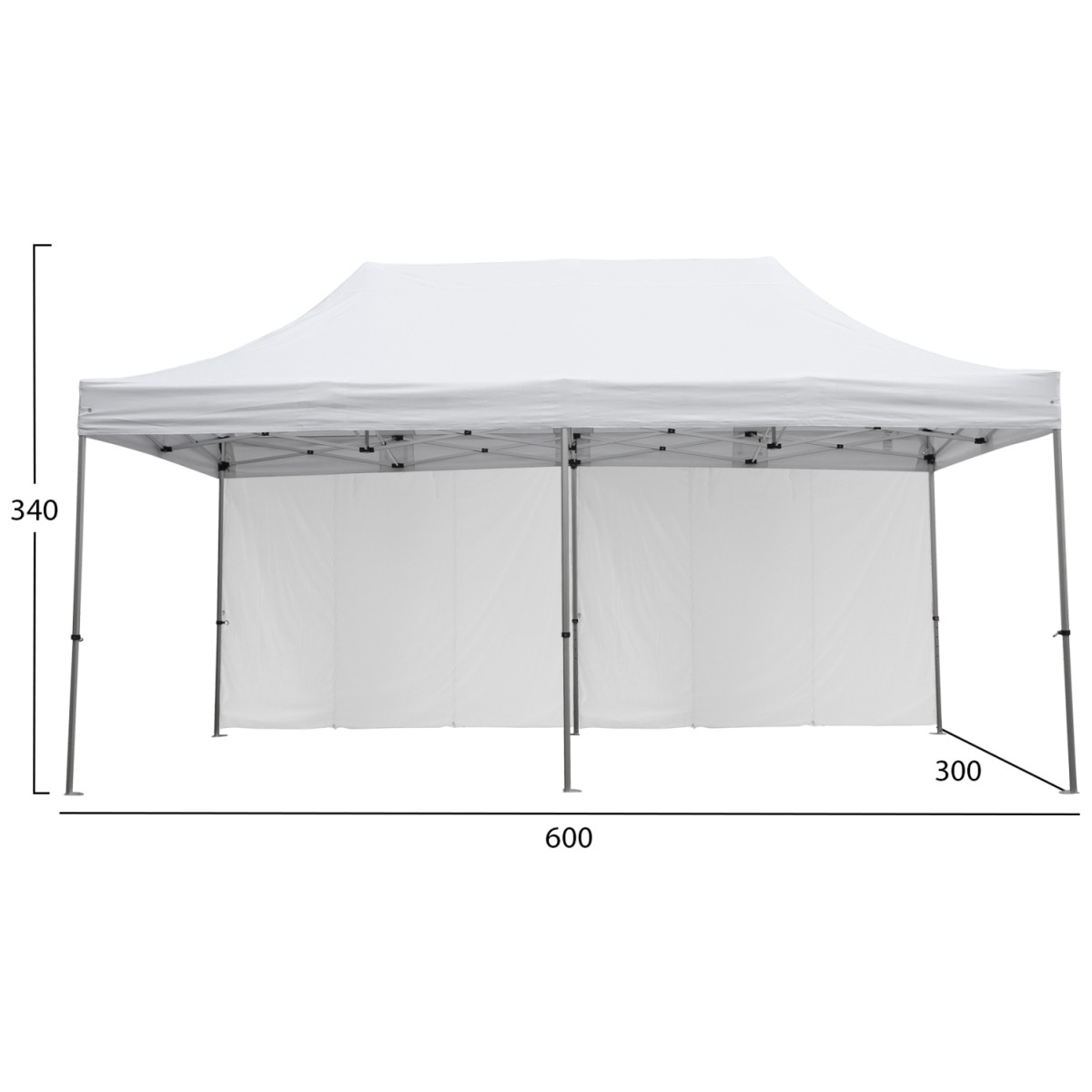GAZEBO ΕΠΑΓΓΕΛΜΑΤΙΚΟ ΒΑΡΕΩΣ ΤΥΠΟΥ CRESSEN HM21099 ΠΤΥΣΣΟΜΕΝΟ ΑΛΟΥΜΙΝΙΟΥ 3x6x3,4Yμ GAZEBO ΕΠΑΓΓΕΛΜΑΤΙΚΟ ΒΑΡΕΩΣ ΤΥΠΟΥ CRESSEN HM21099 ΠΤΥΣΣΟΜΕΝΟ ΑΛΟΥΜΙΝΙΟΥ 3x6x3,4Yμ