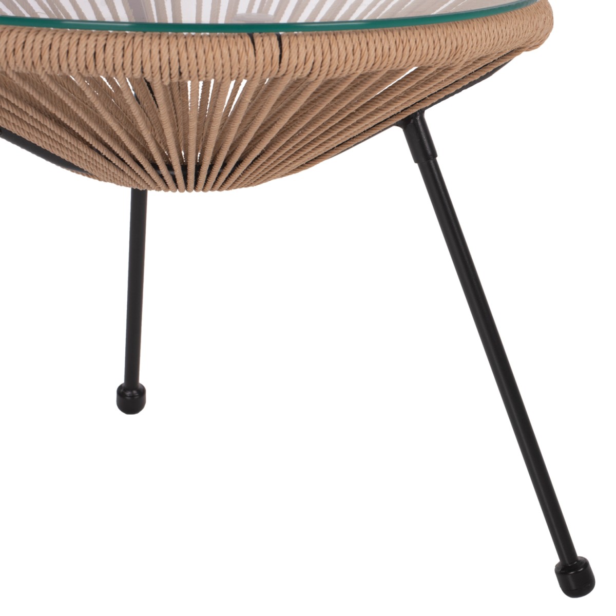 ΣΕΤ ΕΞΩΤΕΡΙΚΟΥ ΧΩΡΟΥ 3ΤΜΧ ACAPULCO HM21100 TWISTED WICKER-ΜΕΤΑΛΛΟ ΣΕΤ ΕΞΩΤΕΡΙΚΟΥ ΧΩΡΟΥ 3ΤΜΧ ACAPULCO HM21100 TWISTED WICKER-ΜΕΤΑΛΛΟ