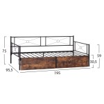 ΚΡΕΒΑΤΙ-ΚΑΝΑΠΕΣ BERNIE HM21120.01 ΜΑΥΡΟΣ ΜΕΤΑΛ. ΣΚΕΛΕΤΟΣ & 2 ΣΥΡΤΑΡΙΑ- ΓΙΑ 190x90εκ. ΚΡΕΒΑΤΙ-ΚΑΝΑΠΕΣ BERNIE HM21120.01 ΜΑΥΡΟΣ ΜΕΤΑΛ. ΣΚΕΛΕΤΟΣ & 2 ΣΥΡΤΑΡΙΑ- ΓΙΑ 190x90εκ.