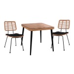 ΣΕΤ 3ΤΜΧ ALLEGRA WICKER ΜΕ ΤΡΑΠΕΖΙ 80X80Χ78Υ ΜΠΕΖ & ΜΑΥΡΟ ΧΡΩΜΑ HM10485 ΣΕΤ 3ΤΜΧ ALLEGRA WICKER ΜΕ ΤΡΑΠΕΖΙ 80X80Χ78Υ ΜΠΕΖ & ΜΑΥΡΟ ΧΡΩΜΑ HM10485