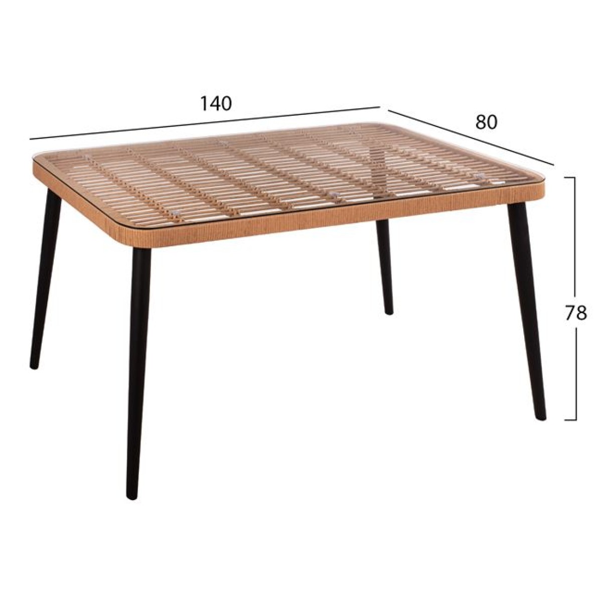 ΣΕΤ 5ΤΜΧ ALLEGRA WICKER ΜΕ ΤΡΑΠΕΖΙ 140X80Χ78Υ ΜΠΕΖ & ΜΑΥΡΟ ΧΡΩΜΑ HM10488 ΣΕΤ 5ΤΜΧ ALLEGRA WICKER ΜΕ ΤΡΑΠΕΖΙ 140X80Χ78Υ ΜΠΕΖ & ΜΑΥΡΟ ΧΡΩΜΑ HM10488