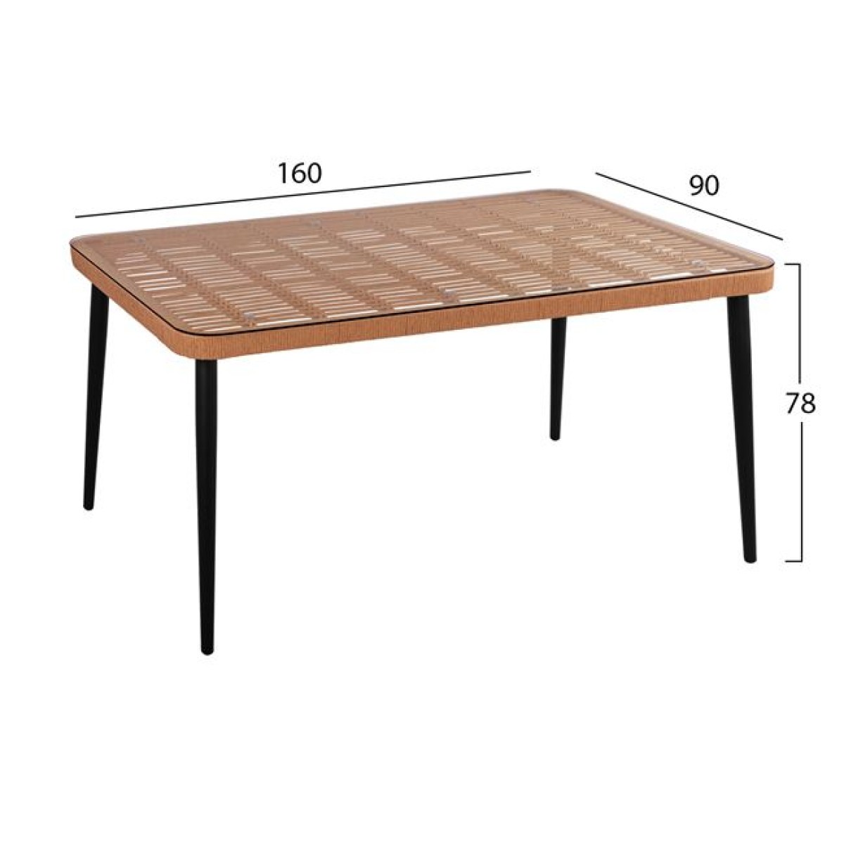 ΣΕΤ 7ΤΜΧ ALLEGRA WICKER ΜΕ ΤΡΑΠΕΖΙ 160X90X78Υ ΜΠΕΖ & ΜΑΥΡΟ ΧΡΩΜΑ HM10496 ΣΕΤ 7ΤΜΧ ALLEGRA WICKER ΜΕ ΤΡΑΠΕΖΙ 160X90X78Υ ΜΠΕΖ & ΜΑΥΡΟ ΧΡΩΜΑ HM10496